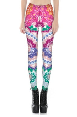 Colourful Psy Mandalas Leggings