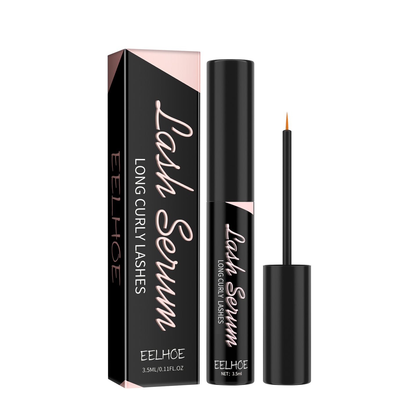 EELHOE Mascara, Eyelash Serum Gently Moisturizes Thick And Long Lashes With Natural Curling Eyelash