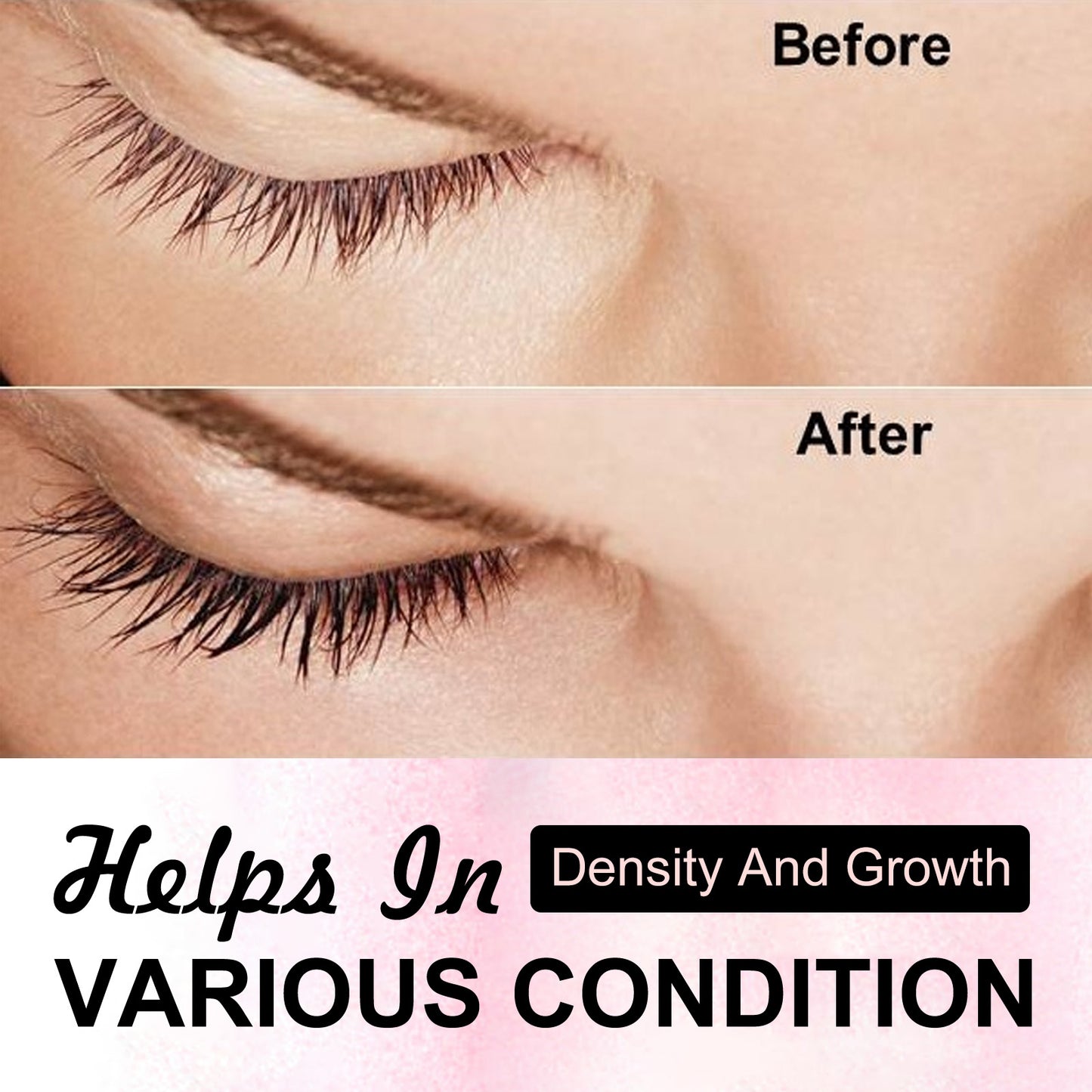 EELHOE Mascara, Eyelash Serum Gently Moisturizes Thick And Long Lashes With Natural Curling Eyelash