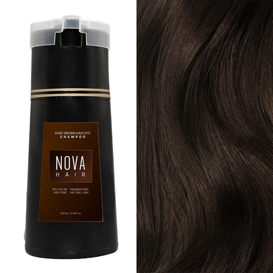 Hair Dyeing Hair Care Shampoo 3-in-1 Natural Fast White Hair Dyed Black Hair Dye Lasting Convenience Men Women Hair Care