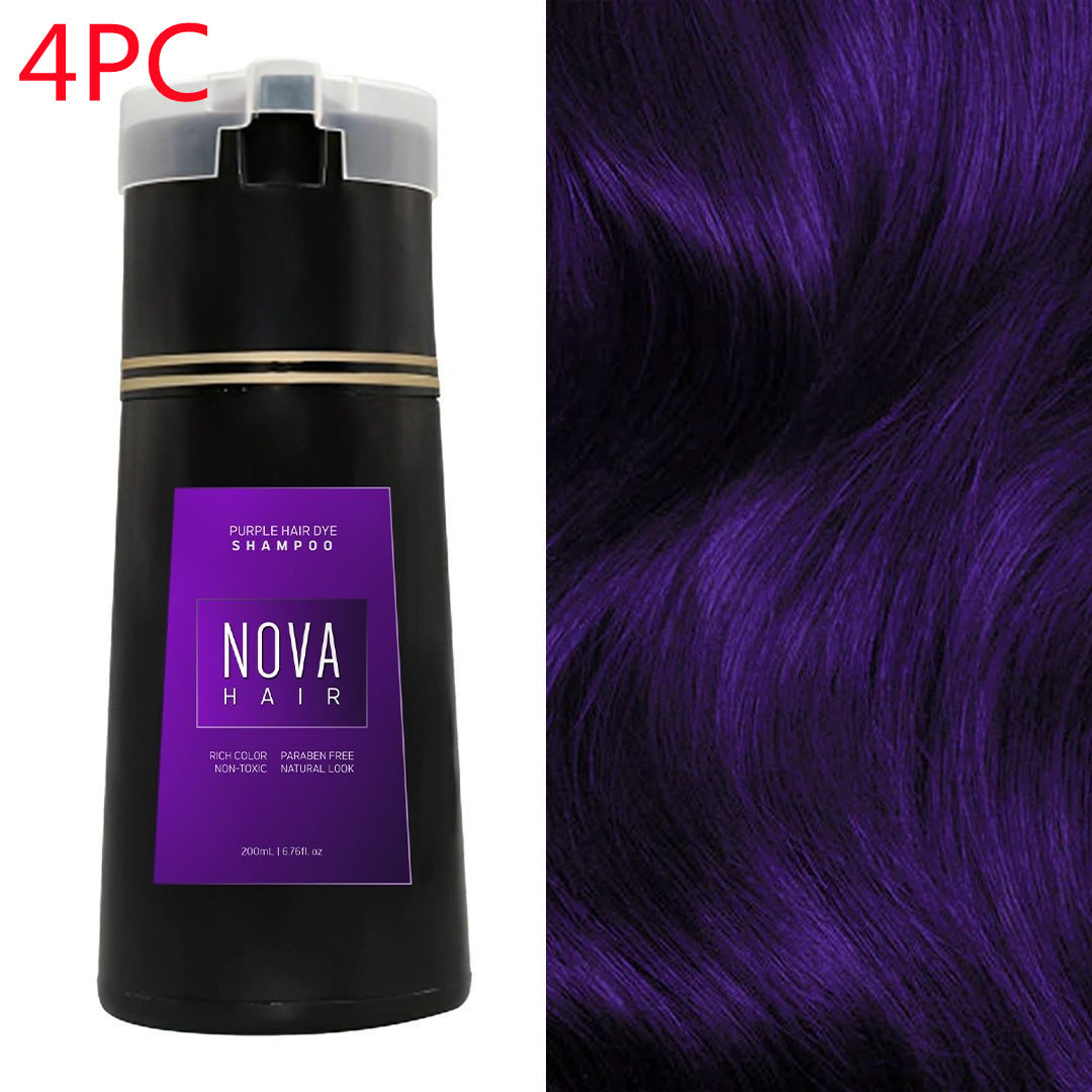 Hair Dyeing Hair Care Shampoo 3-in-1 Natural Fast White Hair Dyed Black Hair Dye Lasting Convenience Men Women Hair Care