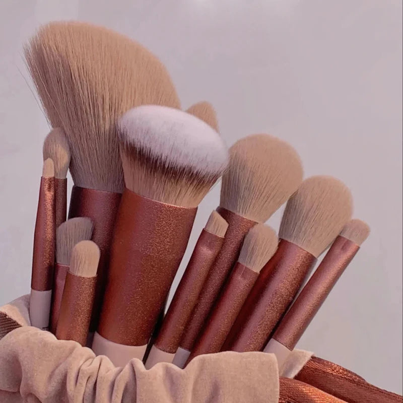 13Pcs Soft Fluffy Makeup Brushes Set for cosmetics beauty tool