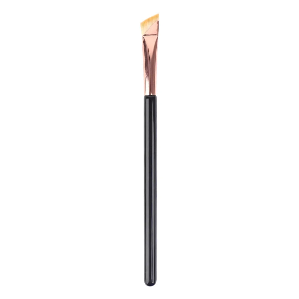 Ultra-Thin Blade Eyebrow Eyeliner Brush Bevel Brow Contour Makeup Brushes Eyelids Lying Silkworm Brush Professional Makeup Tools