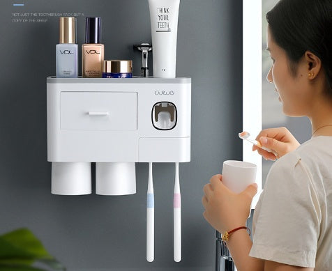 Simple Mouthwash Cup Teeth Brushing Cup Storage Rack Household Toilet