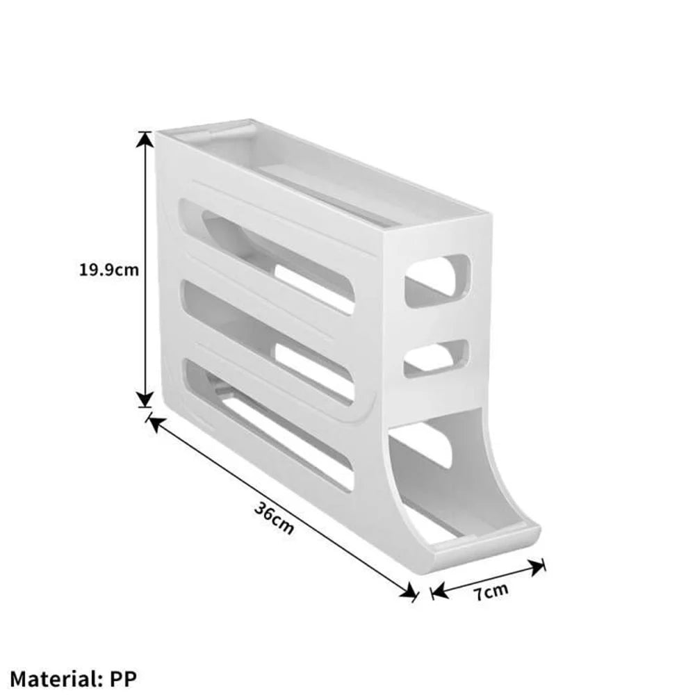 Automatic Scrolling Egg Rack Four-Layer Slide-Type Egg Storage Box