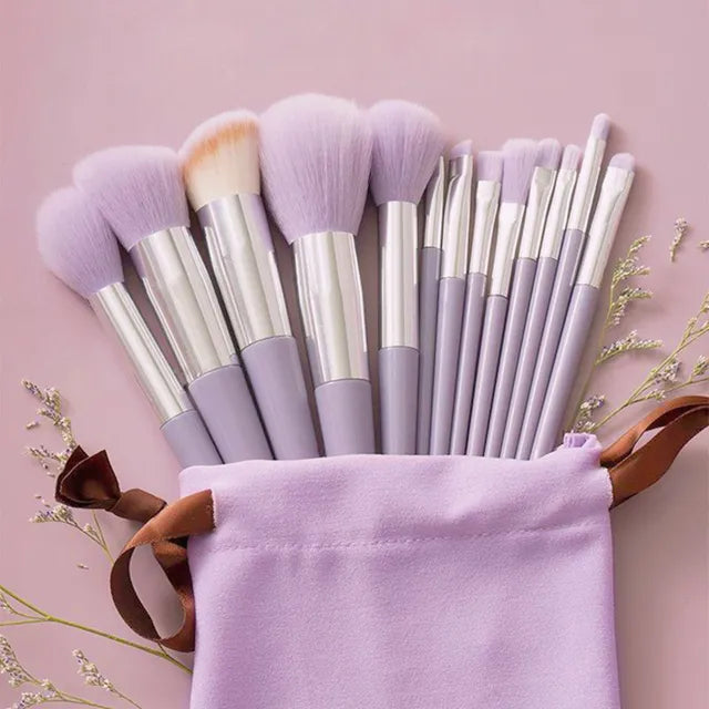 13Pcs Soft Fluffy Makeup Brushes Set for cosmetics beauty tool