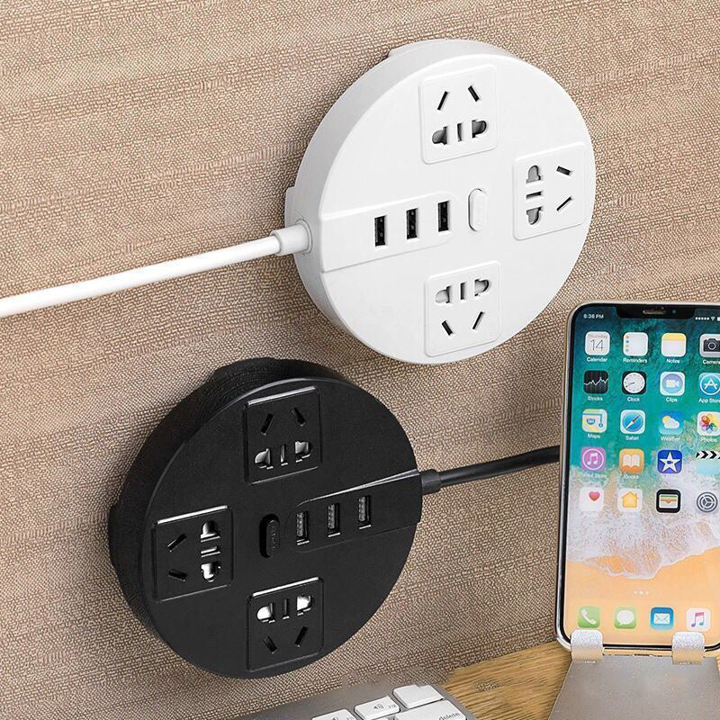 Household Multi-function Socket Usb With Cable