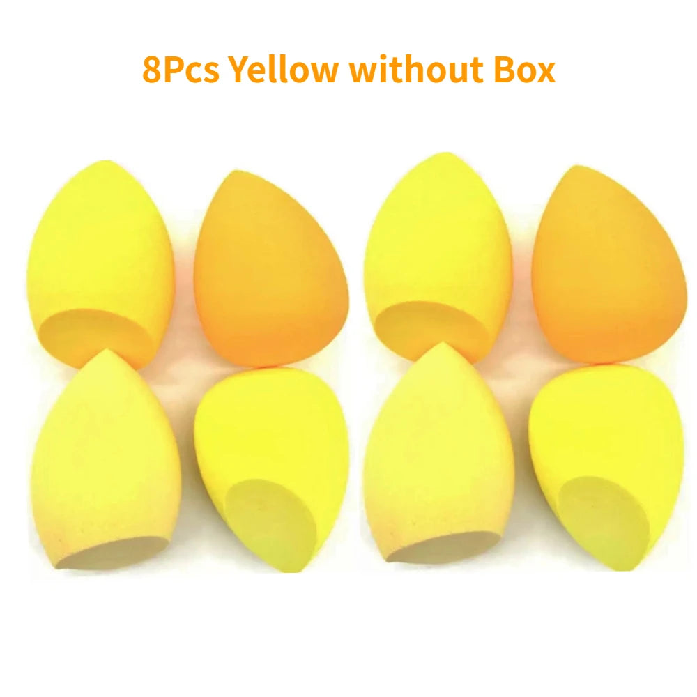 4/8pcs Makeup Sponge Blender Beauty Egg Cosmetic Puff Soft Foundation Sponges Powder Puff Women Make Up Accessories Beauty Tools