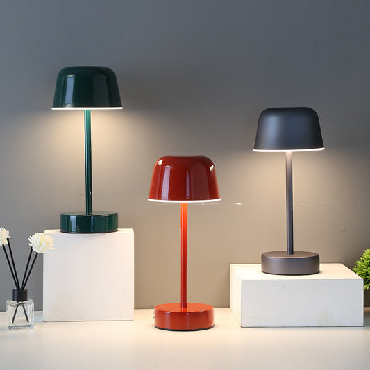 Metal Touch I-shaped Mushroom Simple Modern Lamp