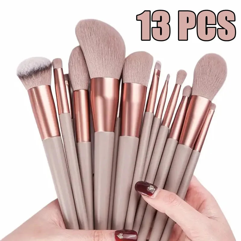 13Pcs Soft Fluffy Makeup Brushes Set for cosmetics beauty tool