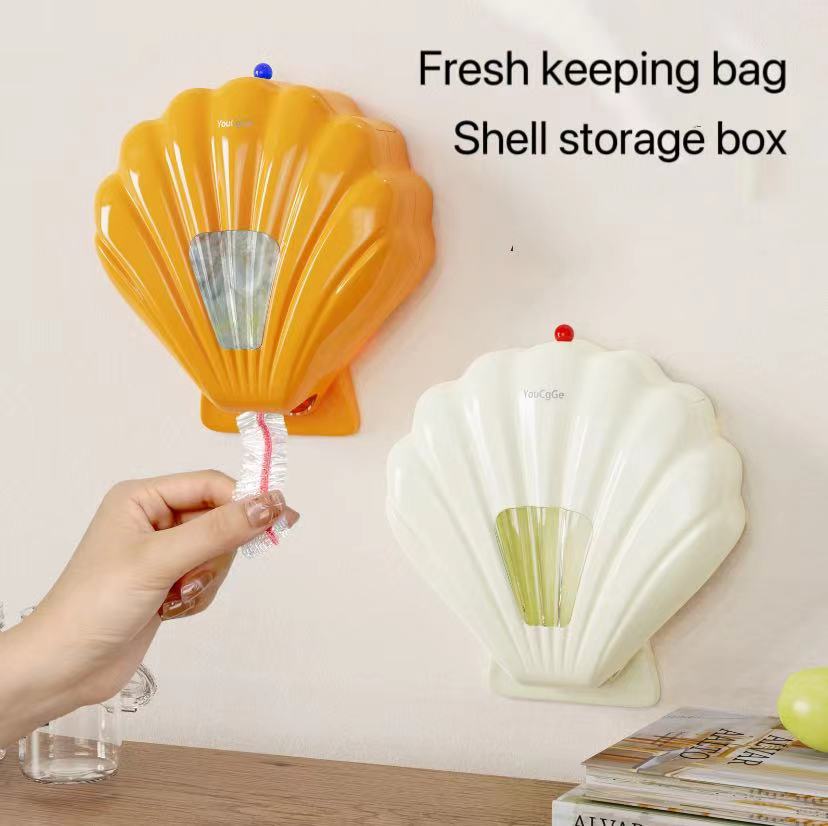 Kitchen Shell Storage Box Freezer Bag Storage Box Food Preservation Cover Storage Box