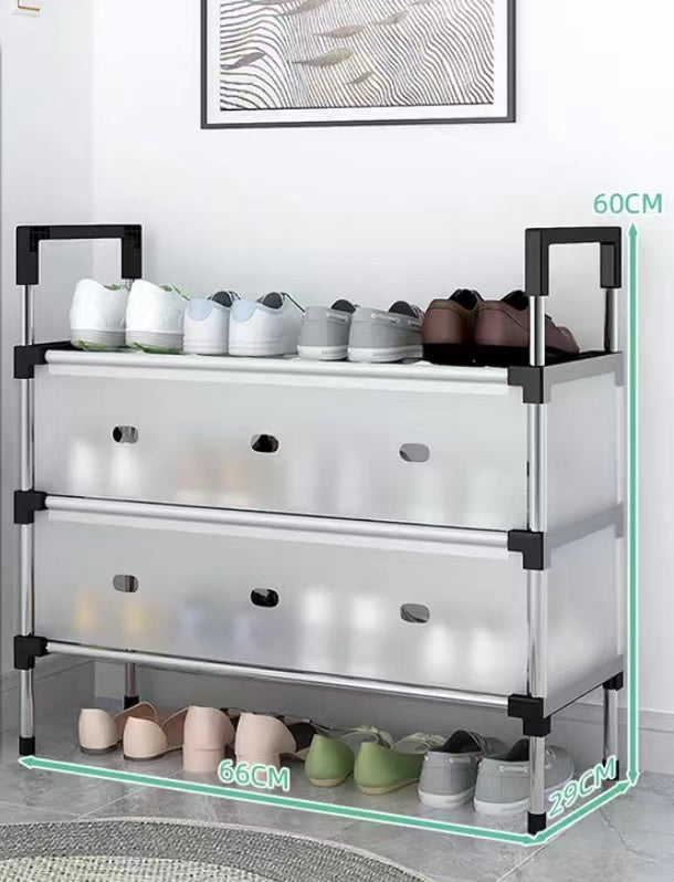 Dustproof Shoes Rack Multi Layer Storage Rack Household Organizer