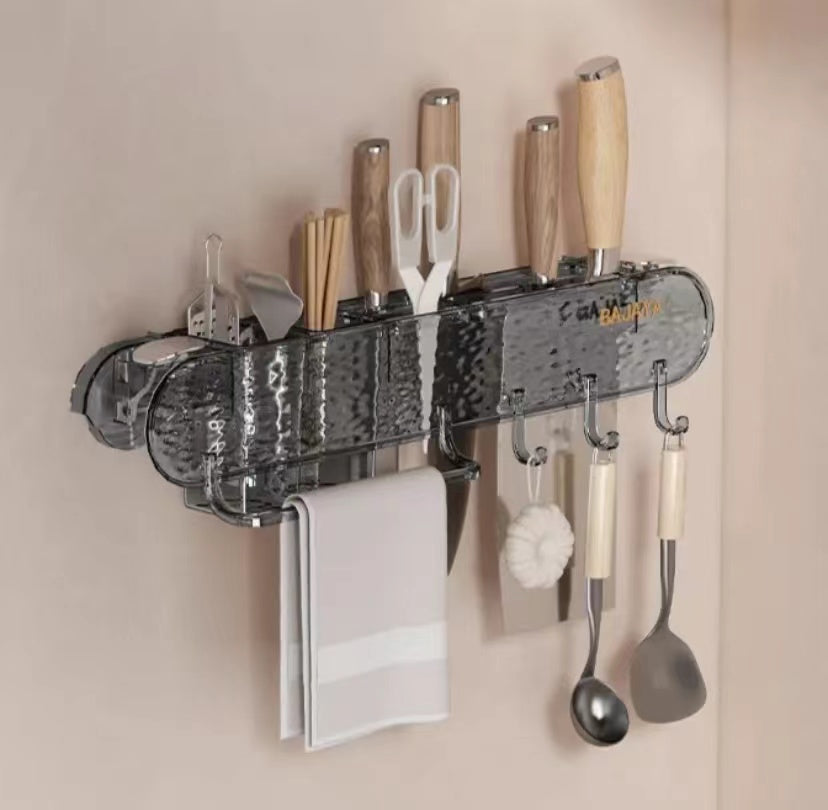 Light Luxury Multifuctional Tool Storage Rack Kitchen Supplies Wall mounted Tool Holder