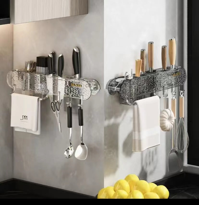 Light Luxury Multifuctional Tool Storage Rack Kitchen Supplies Wall mounted Tool Holder