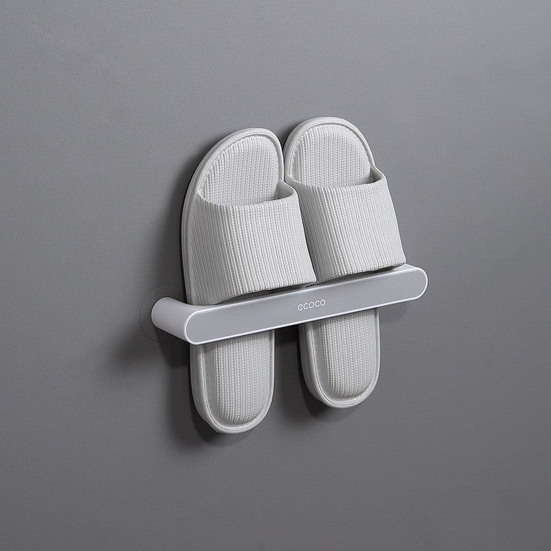 Wall-mounted shoes rack Bathroom Sliper Storage Rack