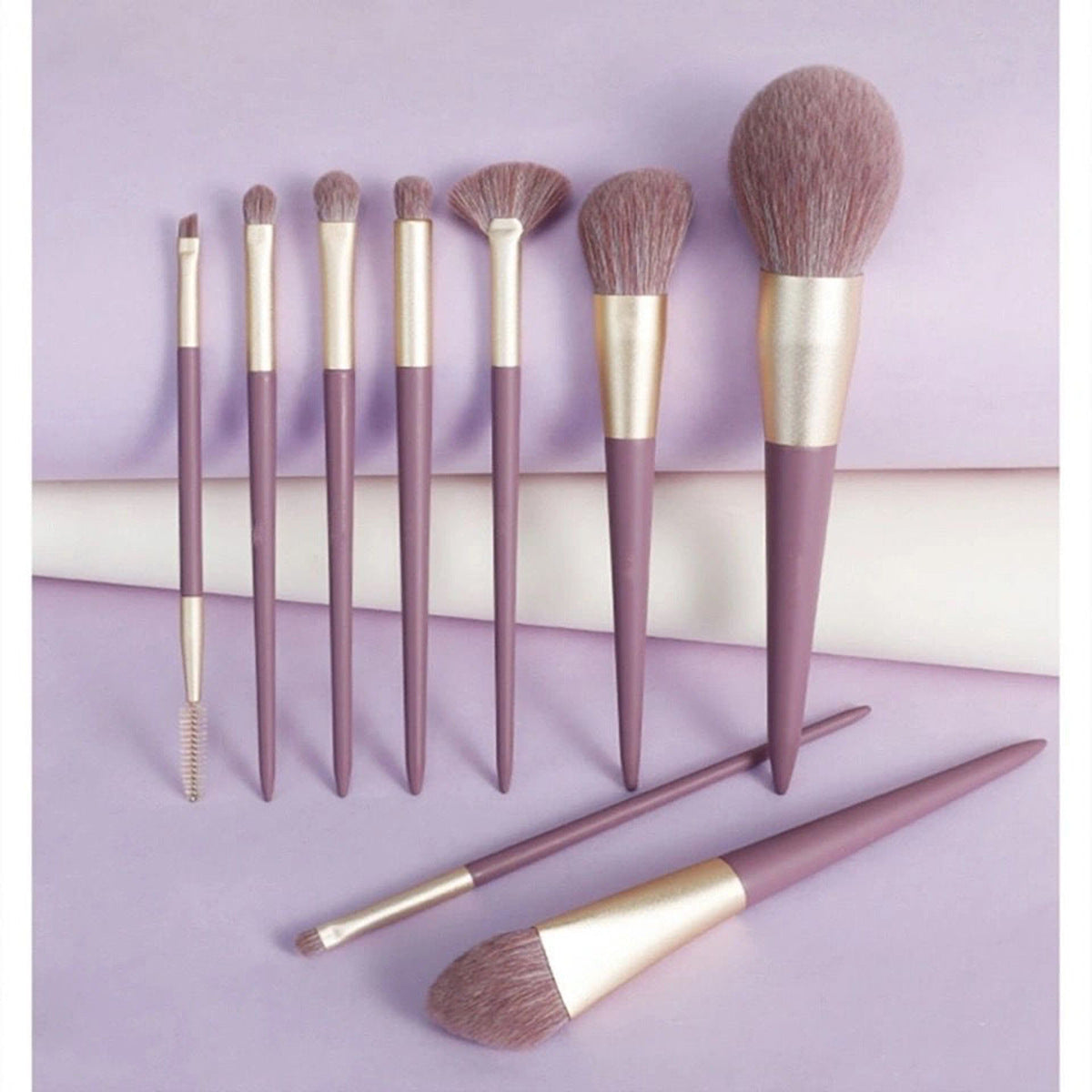 Makeup Brush Full Set Of 8 Beginner Travel Brushes Eye Shadow Brush Blush Brush Convenient Full Set Of Makeup Tool Brushes